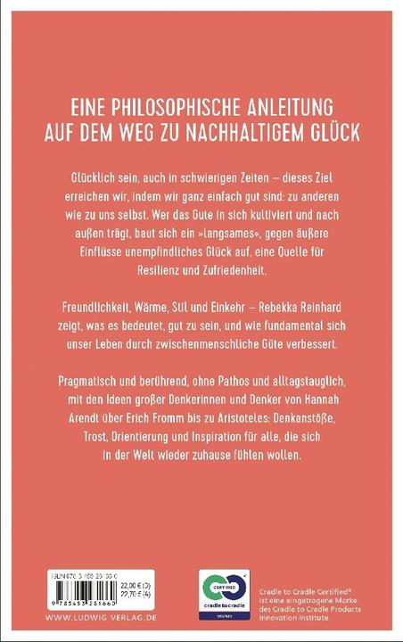 Actual product image Die Kunst, gut zu sein (German, Rebecca Reinhard, 2023)
