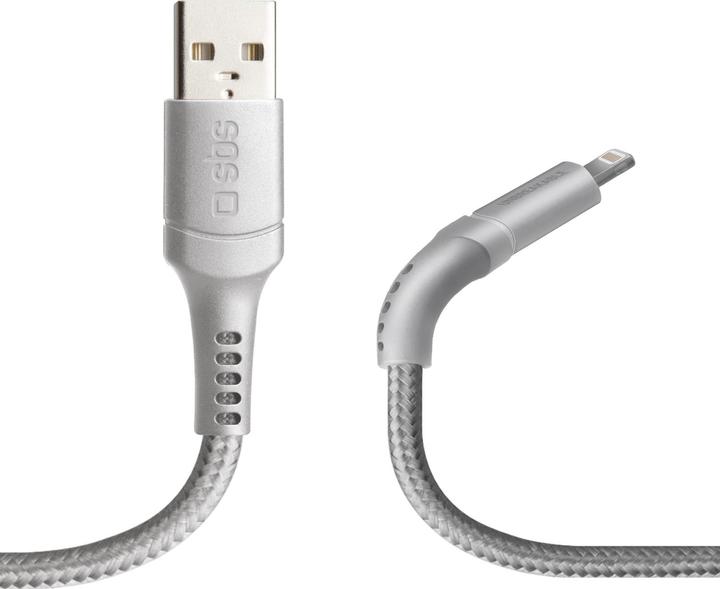 Image du produit SBS Câble USB 2.0 Lightning - Unbreakable Collection (1 m, USB 2.0)