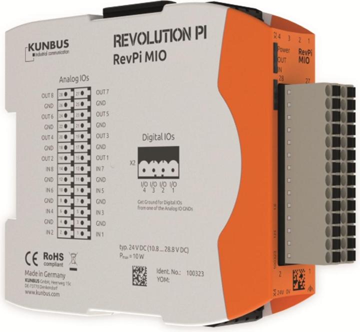 Actual product image Kunbus Extension module RevPi MIO