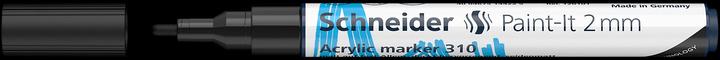 Nährwerte und Zutaten Schneider Acrylmarker Paint-It 310 2mm schwarz (Schwarz, 2 mm, 1 x)