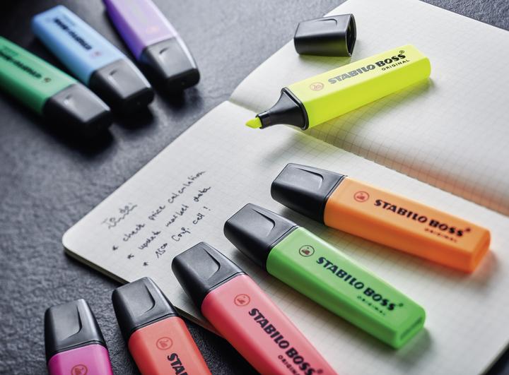 Produktbild STABILO BOSS ORIGINAL Textmarker (Gelb, 5 mm, 1 x)