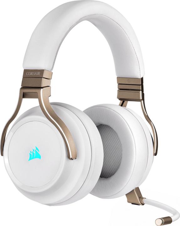 Produktbild Corsair Virtuoso Wireless Pearl (Kabellos, Kabelgebunden)