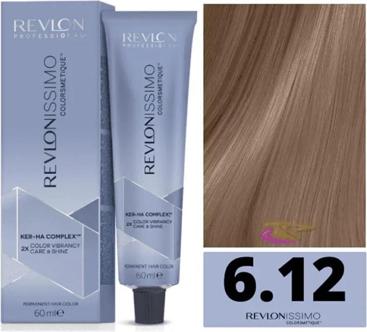 Actual product image Revlon Professional Colorsmetique 6.12 Dark Blonde Ash-Irisé (Dark blonde ash-irisé)