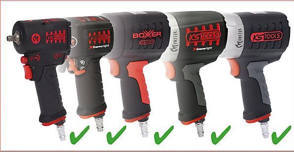 Actual product image KS Tools Monster pneumatic impact wrench 1/2" (Electrical connection)