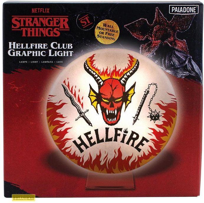 Actual product image Paladone Products Stranger Things Lampada Hellfire Club Logo