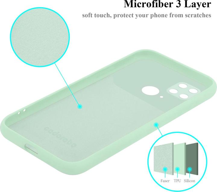 Actual product image Cadorabo TPU Liquid Silicone Case Cover for Xiaomi RedMi 10C / POCO C40 (Xiaomi Redmi 10C, Xiaomi Poco C40)