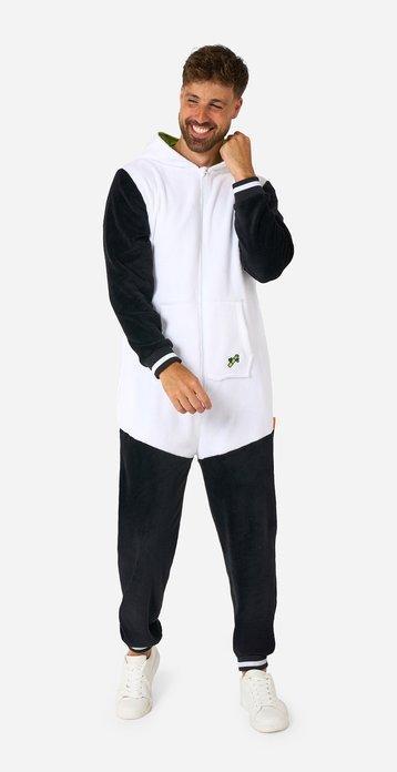 Actual product image OppoSuits Panda Onesie (M)
