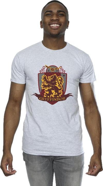 Actual product image Mens Gryffindor Chest Badge T-Shirt (3XL)