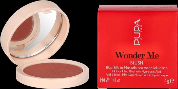 Actual product image Pupa Milano Wonder Me Blush 003 That's Hot Radiant 4g (003 That's Hot Radian)