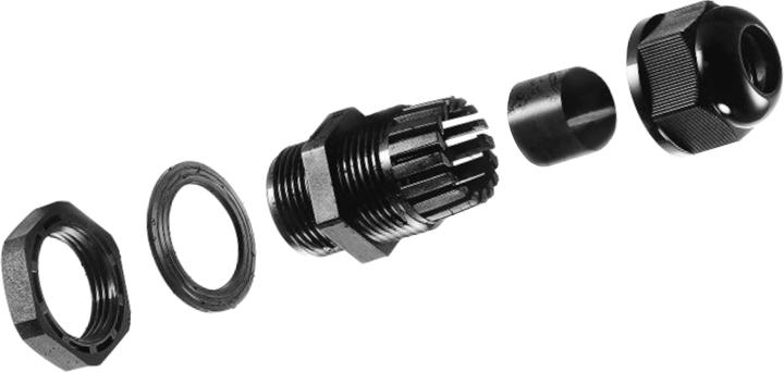 Image du produit Deltaco Gaming Câble de raccordement (S/FTP, CAT6a, 1 m)