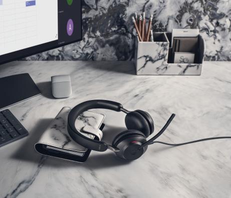 Actual product image Jabra Evolve2 40 SE MS Stereo NC (USB-A) (Cable, USB-A)