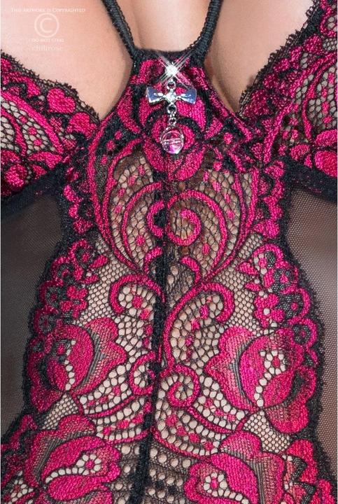 Produktbild Chili Rose Set Strapshemd / String (S)