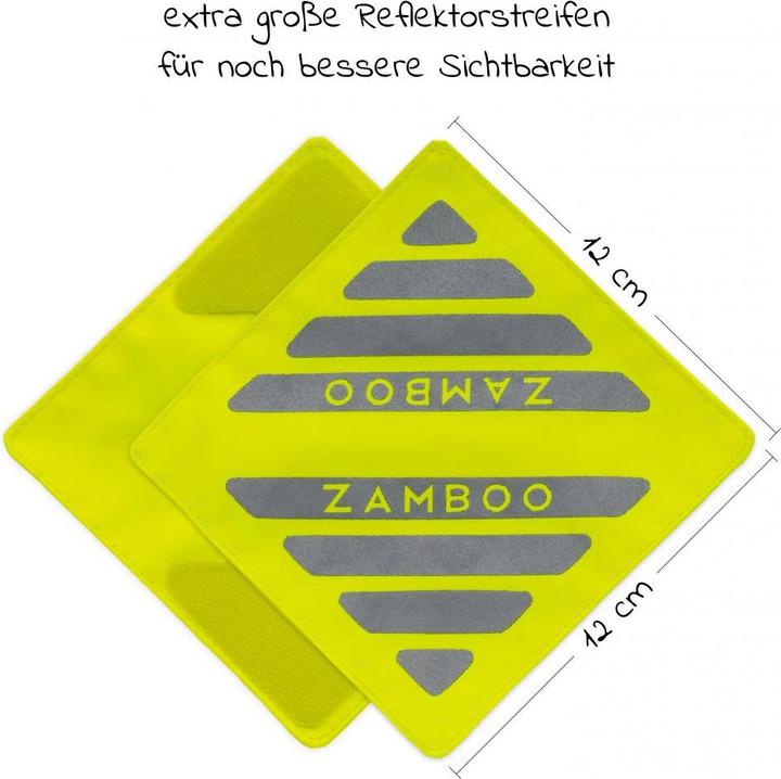 Actual product image Zamboo Pushchair spare parts Universal reflectors for pushchairs and buggies 4 pieces