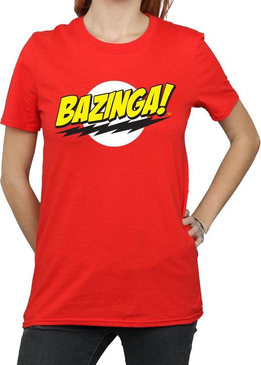 Actual product image Dam Womens/Ladies Bazinga Boyfriend T-Shirt (3XL)