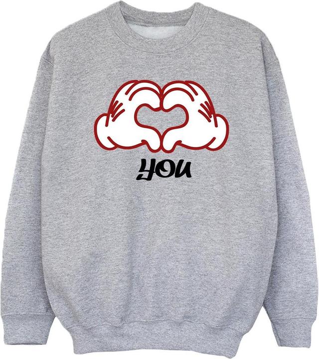 Disney Mickey Mouse Love You Hands Sweatshirt Mädchen (104)