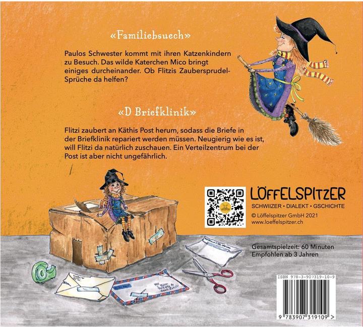 Produktbild Potz Flitz und Stärnesprudel Folge 2, Familiebsuech & D Briefklinik (Céline Landolt, Angelina Kreyenbühl, Schweizerdeutsch)