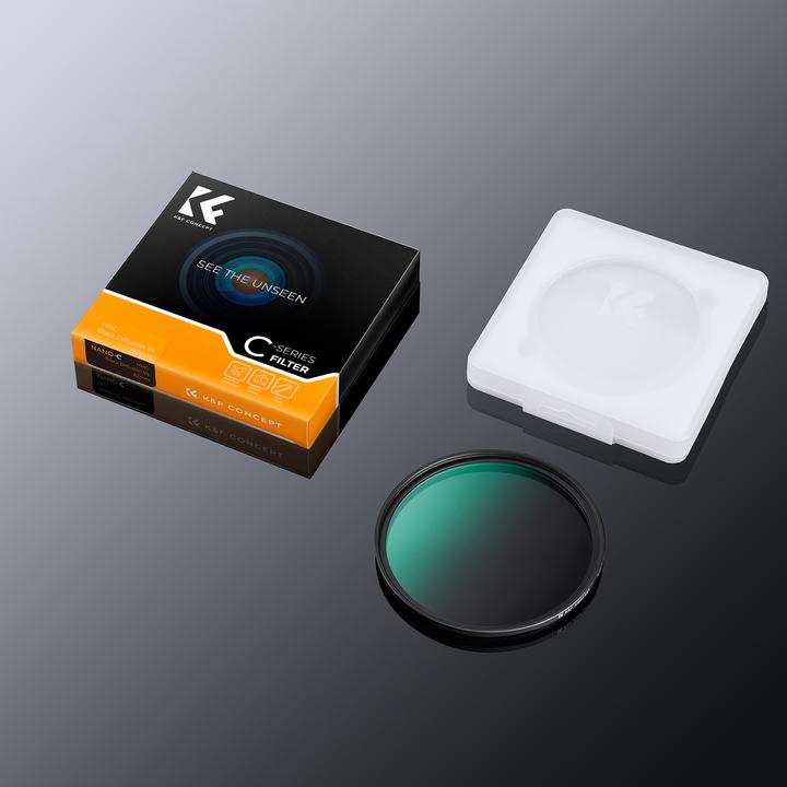 Produktbild K&F Concept 52MM Black Mist Filter 1/4, Ultra-thin 18 layer Green Coatings (C Series) (4 mm, Black Mist Filter)
