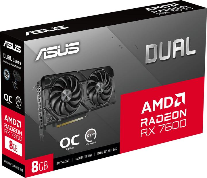 Produktbild ASUS Dual Radeon RX 7600 EVO OC (8 GB)
