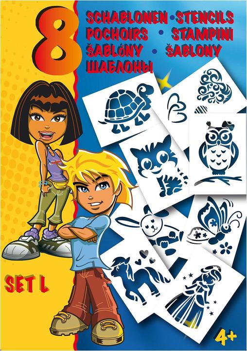 Actual product image Malinos BloPens stencil set L Sweeties / Girls