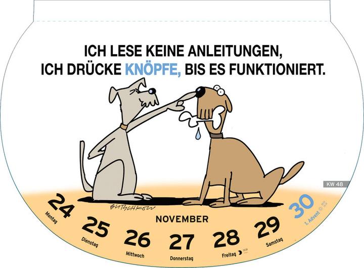 Produktbild Heye Bildkalender Dumme Sprüche (21 x 29 cm, Harter Einband, Deutsch)