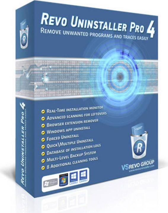Produktbild Revo Uninstaller Pro 4 (3 User, unbegrenzt)
