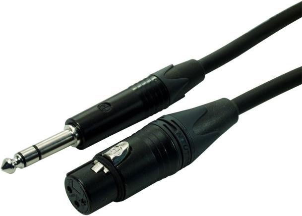 Image du produit Contrik XLR f pour brancher 3 broches (3 m, XLR, jack 6.3mm)