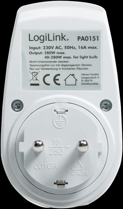 Actual product image LogiLink Socket outlet adapter