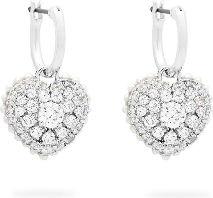 Image du produit Swarovski Hyperbola Drop Boucles d'oreilles Coeur Blanc (Métal Swarovski)