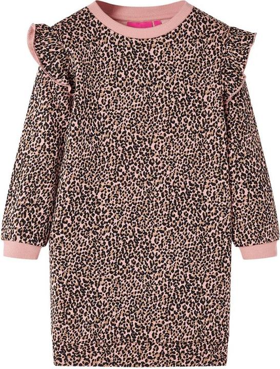 VidaXL Kinder-Pulloverkleid Mittelrosa 116,Material: 95 (116)