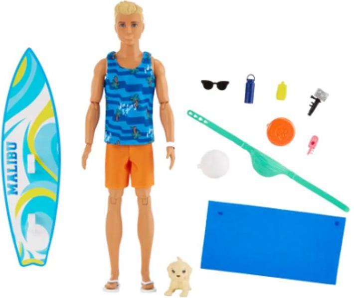 Actual product image Barbie Ken Surfer Doll & Accy