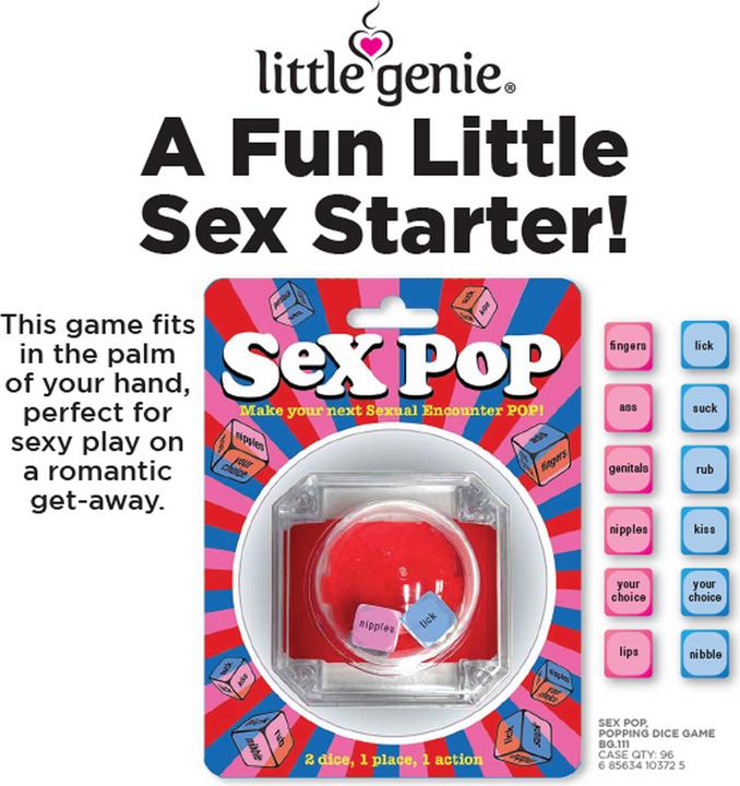 Produktbild Little Genie Productions Sex Pop - Popping Dice Game (Würfelspiel)