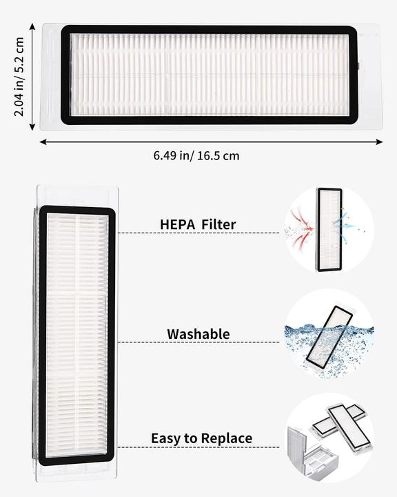 Immagine prodotto Neflsi 24-teiliges Zubehör-Kit für Xiaomi Roborock