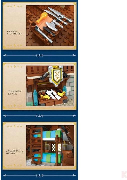 Actual product image ReoBrix Medieval forge