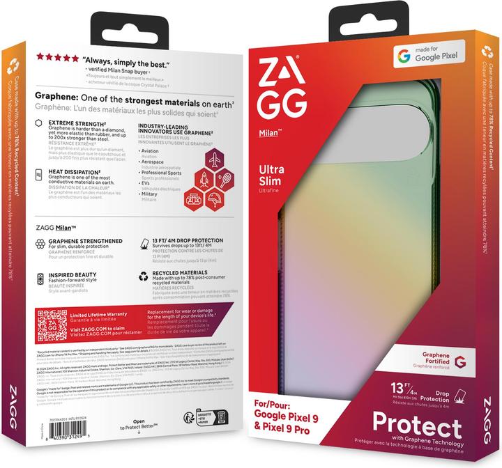 Immagine prodotto Zagg Milan Snap (Google Pixel 9, Google Pixel 9 Pro Fold)