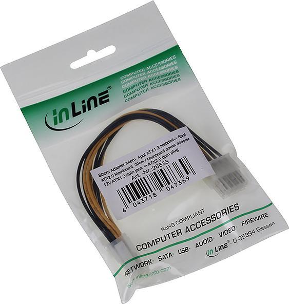 Actual product image NZXT Inline power adapter 4Pol ATX 1.3 to 8Pol ATX 2.0