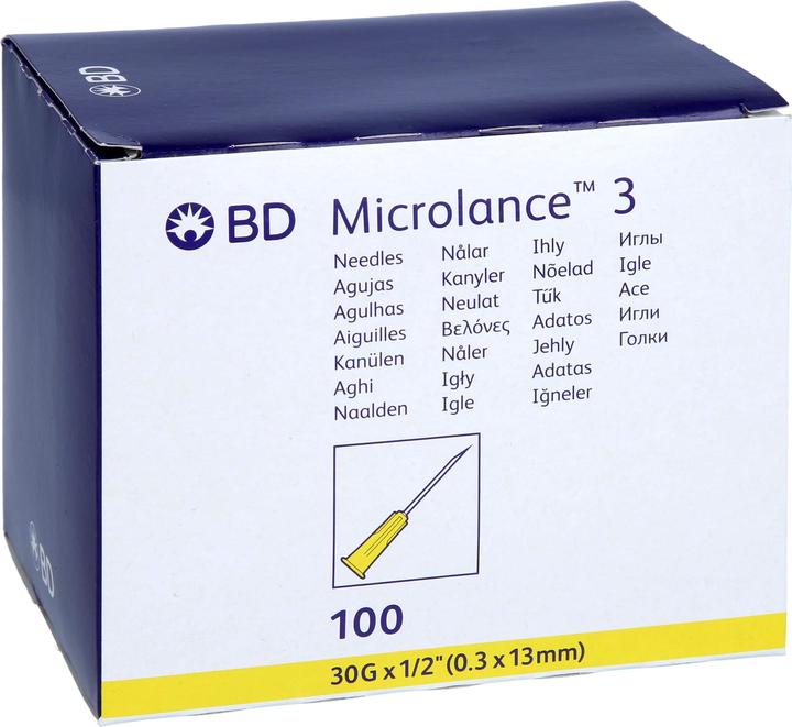 Produktbild BD MICROLANCE KANUELE 30g 1/2, 100 St KAN