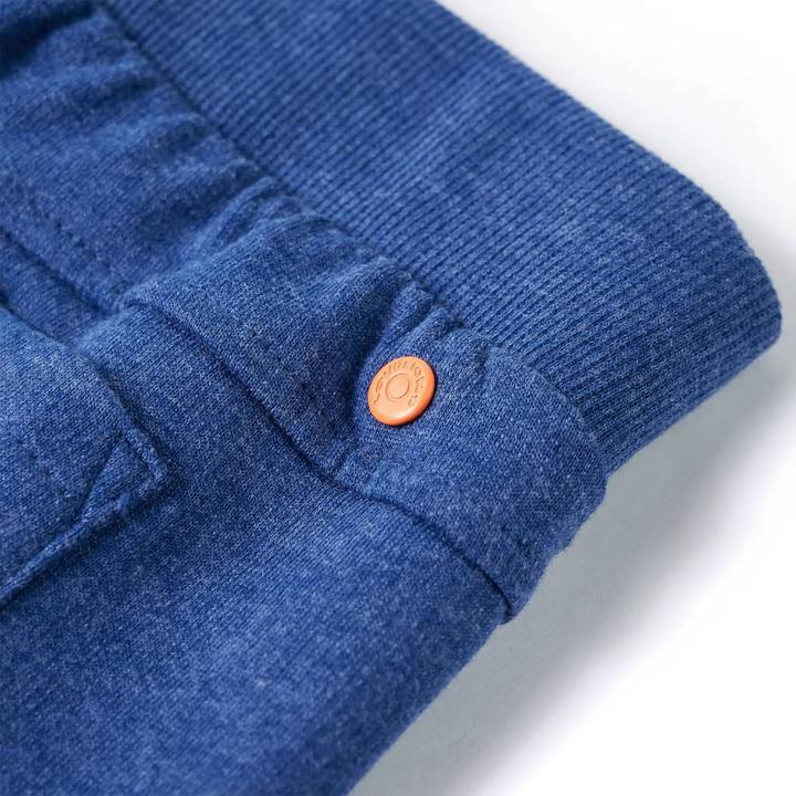 Immagine prodotto VidaXL Pantaloni della tuta da ginnastica per bambini blu scuro 140,Materiale: 80 (140)