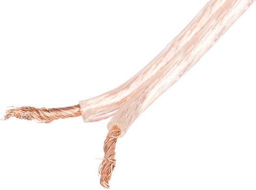 Actual product image Lanberg SC-2X15-10CC-1000-TR audio cable Transparent (100 m, 1.50 mm²)