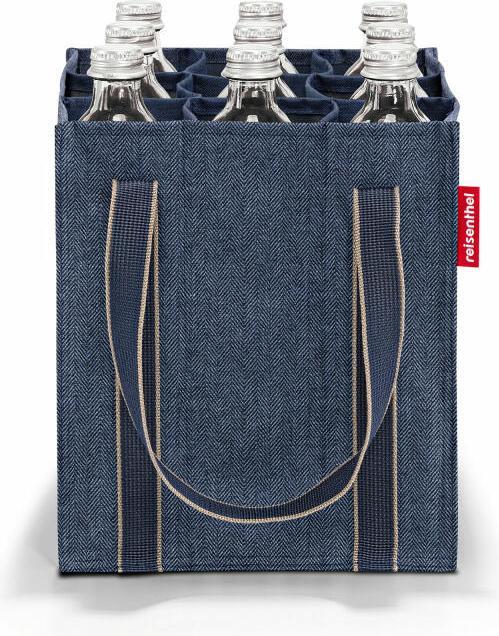 reisenthel Flaschentasche Herringbone Dark Blue