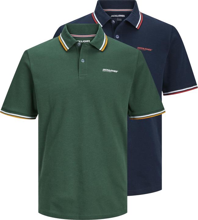 Produktbild Jack & Jones 2er-pack Gedruckt Polokragen Poloshirt Poloshirt (S)