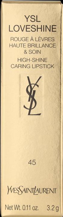 Actual product image Yves Saint Laurent Loveshine Rouge Volupte Shine Lipstick 45 (45 Coral Crush)