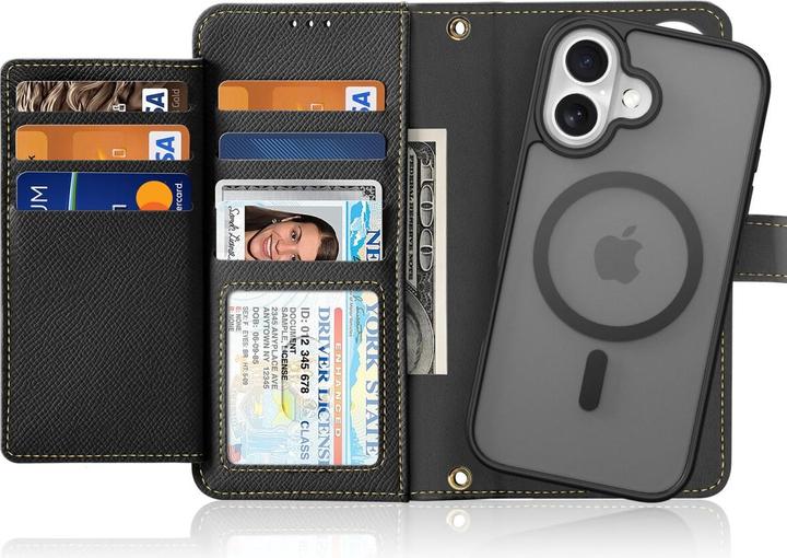 Image du produit Dux Ducis Lawa Series MagSafe Bookcover en similicuir Étui (Apple iPhone 16 Plus)