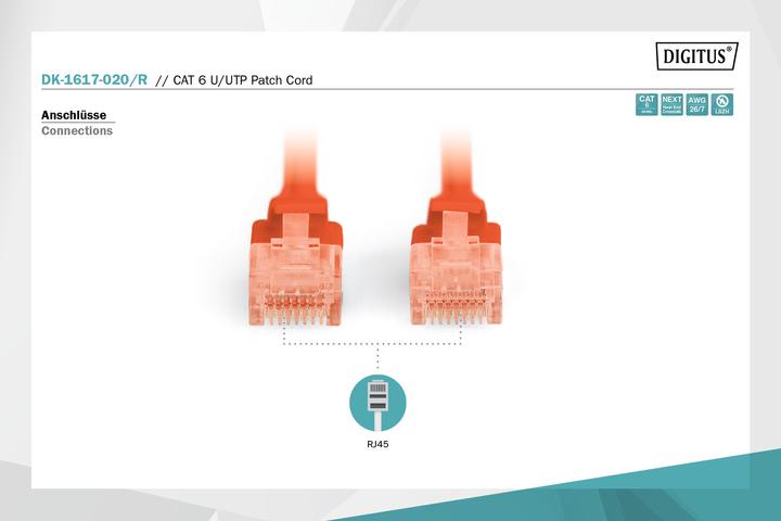 Actual product image Digitus Network cable (U/UTP, CAT6, 2 m)