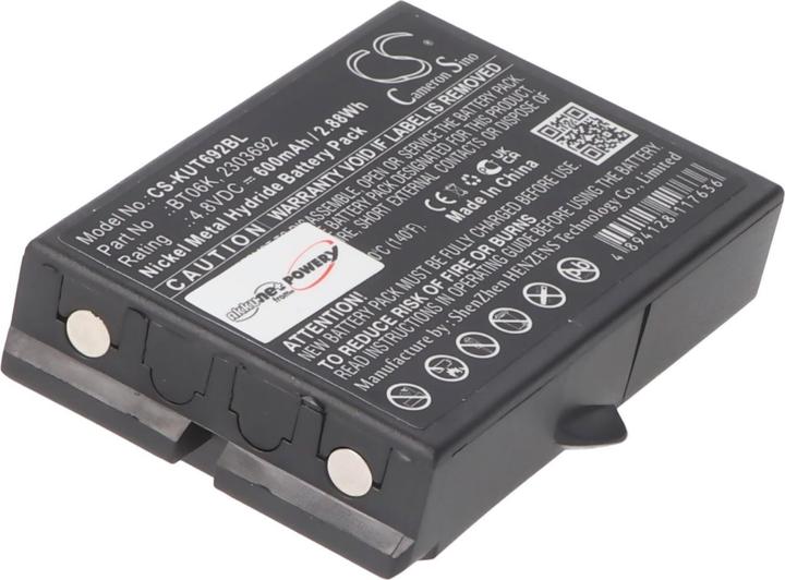 Immagine prodotto AccuCell Batteria Ikusi TM70, BT06K (4.80 V, 600 mAh)