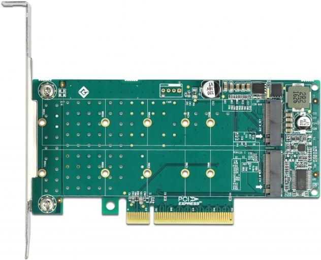 Produktbild Delock PCI Express x8 Card to 2 x internal NVMe M.2 Key M