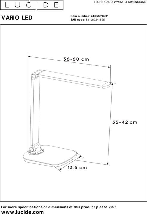 Produktbild Lucide Vario (460 lm)