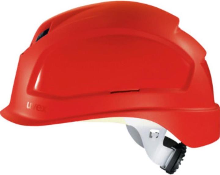 Uvex Safety Casco di sicurezza pheos BSWR colore rosso con ventilazione (52 - 61 cm)