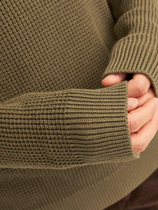 Produktbild Jack & Jones Einfarbig Strickpullover mit Rundhals Strickpullover mit Rundhals (S)
