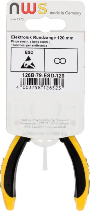 Produktbild NWS Rundzange Elektronik/Feinmechanik (170 mm)