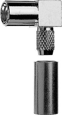 Actual product image Telegärtner SMB connector socket, angled 50 Ohm J01161A0661 1 pc.